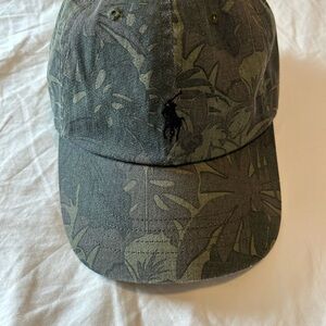 Ralph Lauren Olive Patterned Cap